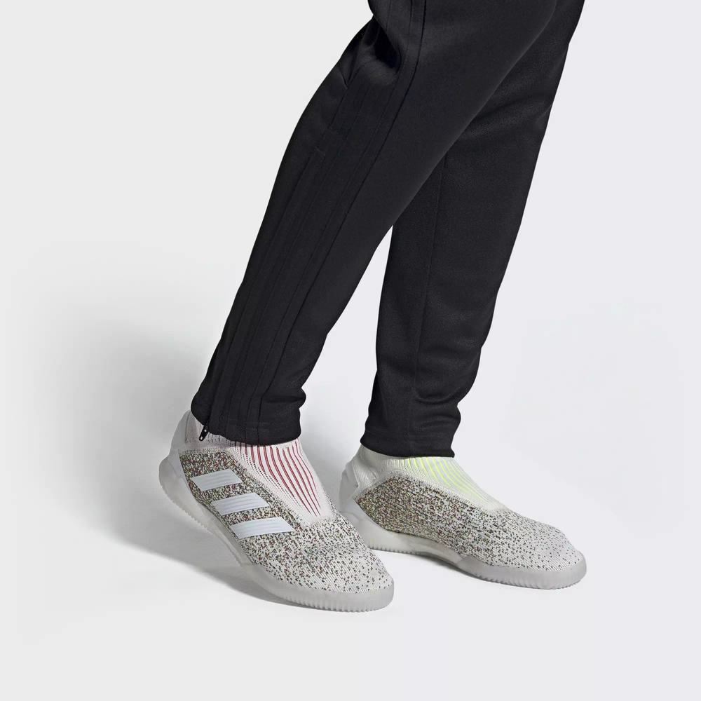 Adidas Predator 19+ Tenis De Futbol Blancos Para Hombre (MX-41045)
